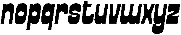 Loguetown  Black Italic otf (900) Font LOWERCASE