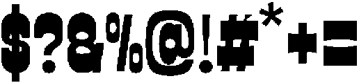 Loguetown  Black otf (900) Font OTHER CHARS