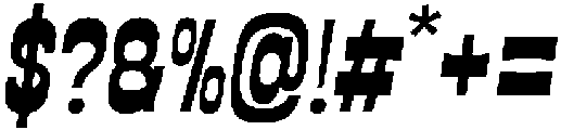Loguetown-BoldItalic otf (700) Font OTHER CHARS