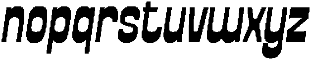Loguetown-BoldItalic otf (700) Font LOWERCASE