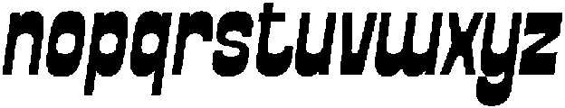 Loguetown  Extra Bold Italic otf (700) Font LOWERCASE