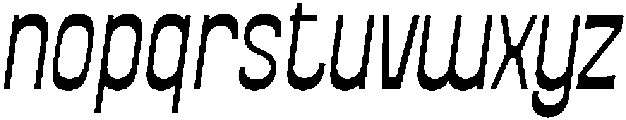 Loguetown-Italic otf (400) Font LOWERCASE