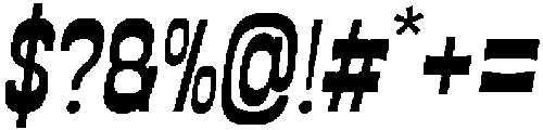 Loguetown  Semi Bold Italic otf (600) Font OTHER CHARS