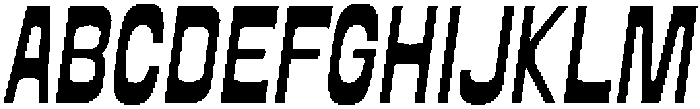 Loguetown  Semi Bold Italic otf (600) Font UPPERCASE