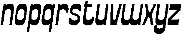 Loguetown  Semi Bold Italic otf (600) Font LOWERCASE