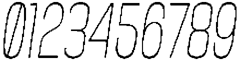 Loguetown  Thin Italic otf (100) Font OTHER CHARS