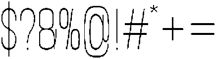 Loguetown  Thin otf (100) Font OTHER CHARS