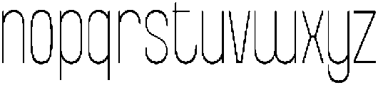 Loguetown  Thin otf (100) Font LOWERCASE