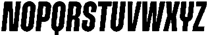 Lokanova Italic Bold otf (700) Font UPPERCASE