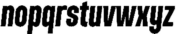 Lokanova Italic Bold otf (700) Font LOWERCASE