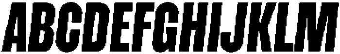 Lokanova Italic Extra Bold otf (700) Font UPPERCASE
