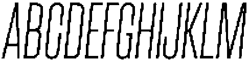 Lokanova Italic Extra Light otf (200) Font UPPERCASE