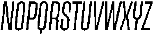 Lokanova Italic Light otf (300) Font UPPERCASE