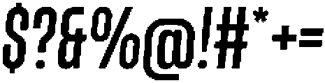 Lokanova Italic Medium otf (500) Font OTHER CHARS