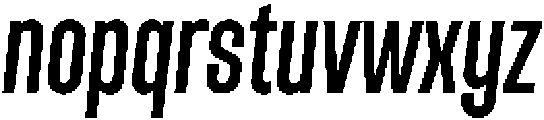 Lokanova Italic Medium otf (500) Font LOWERCASE