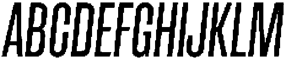 Lokanova Italic Regular otf (400) Font UPPERCASE