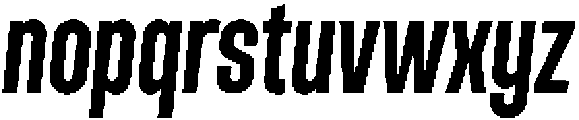 Lokanova Italic Semi Bold otf (600) Font LOWERCASE