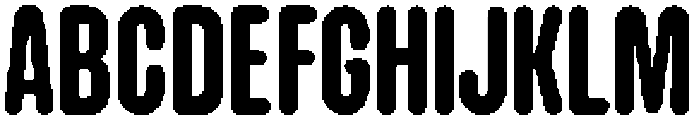 Lokanova Rounded Bold otf (700) Font UPPERCASE