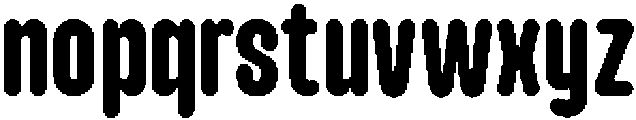 Lokanova Rounded Bold otf (700) Font LOWERCASE