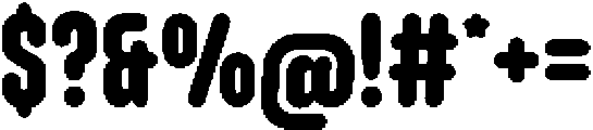 Lokanova Rounded Extra Bold otf (700) Font OTHER CHARS