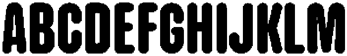 Lokanova Rounded Extra Bold otf (700) Font UPPERCASE