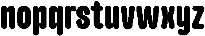 Lokanova Rounded Extra Bold otf (700) Font LOWERCASE