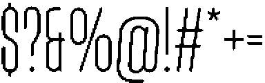 Lokanova Rounded Extra Light otf (200) Font OTHER CHARS