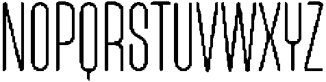 Lokanova Rounded Extra Light otf (200) Font UPPERCASE