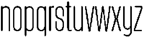 Lokanova Rounded Extra Light otf (200) Font LOWERCASE