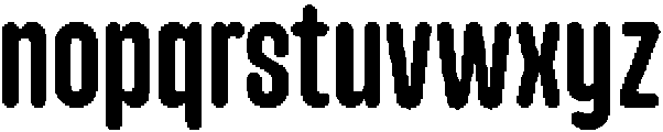 Lokanova Rounded Semi Bold otf (600) Font LOWERCASE