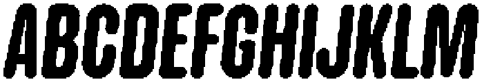 Lokanova Routalic Bold otf (700) Font UPPERCASE