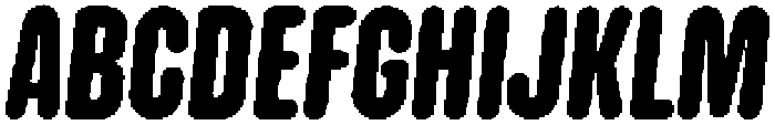 Lokanova Routalic Extra Bold otf (700) Font UPPERCASE