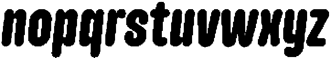 Lokanova Routalic Extra Bold otf (700) Font LOWERCASE