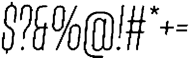 Lokanova Routalic Extra Light otf (200) Font OTHER CHARS