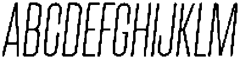 Lokanova Routalic Extra Light otf (200) Font UPPERCASE