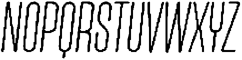 Lokanova Routalic Extra Light otf (200) Font UPPERCASE