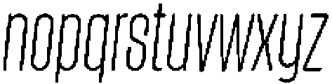 Lokanova Routalic Extra Light otf (200) Font LOWERCASE