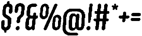 Lokanova Routalic Medium otf (500) Font OTHER CHARS