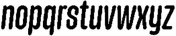 Lokanova Routalic Medium otf (500) Font LOWERCASE