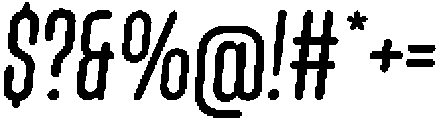 Lokanova Routalic Regular otf (400) Font OTHER CHARS