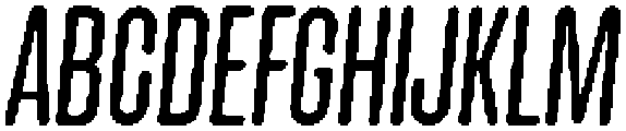 Lokanova Routalic Regular otf (400) Font UPPERCASE
