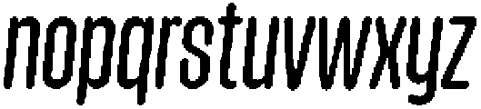 Lokanova Routalic Regular otf (400) Font LOWERCASE