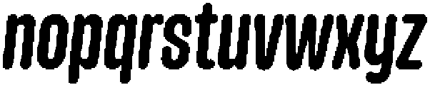 Lokanova Routalic Semi Bold otf (600) Font LOWERCASE