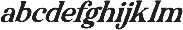 Lokey Italic otf (400) Font LOWERCASE