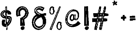 LokuPokanRegular otf (400) Font OTHER CHARS