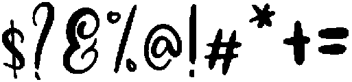 Loly Candy Regular otf (400) Font OTHER CHARS