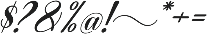 London Boutique Italic otf (400) Font OTHER CHARS