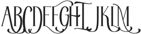 London Serif Font Regular otf (400) Font UPPERCASE