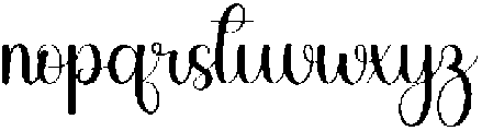 Lonely Regular otf (400) Font LOWERCASE