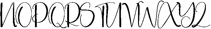 Lonely Regular otf (400) Font UPPERCASE